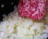 A picture of step 5 of Pasta Bolognese with Yakiniku Sauce.