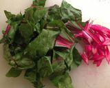 A picture of step 2 of Sautéed Chard with Walnuts & Dried Fruit.