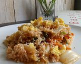 Foto langkah ke 6 dari resep Kimchi Bokeumbab (Nasi Goreng Kimchi).