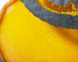 A picture of step 13 of Whole Kabocha Pudding Cake for Halloween.