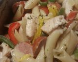 A picture of step 7 of Sausage & Peppers Skillet.