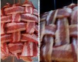 A picture of step 5 of Sunshine's bacon wrapped brined pork shoulder.