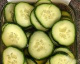 A picture of step 2 of Quick pickled cucumber - vegan.