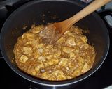 A picture of step 3 of Thai Coconut Chicken Curry.