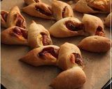 A picture of step 13 of Pizza-Bacon Pain d'Epi & Sausage Pain d'Epi.