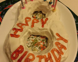 A picture of step 7 of Cookie Ice Cream Cake Decorated For a Birthday.