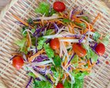 Hình bước làm 1 của món Salad 7 màu