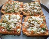 A picture of step 7 of Easy & Quick Bread pizza.
