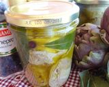 A picture of step 8 of Artichokes in Oil.