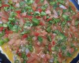 A picture of step 9 of Masala Breakfast Omelette with sauted vegetable.