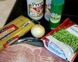 A picture of step 2 of Carbonara.