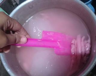 CendoL tepung beras kilat - Step 4