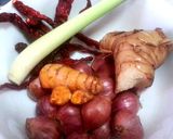 A picture of step 2 of Grandma's chicken curry special.