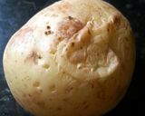 A picture of step 3 of The Quickest Way to Crispy Jacket Potatoes.