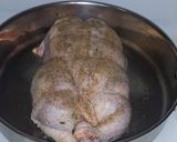 A picture of step 5 of "Chicken Ballontine".