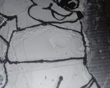A picture of step 4 of Micky mouse cake.