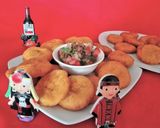 Foto del paso 4 de la receta: Sopaipilla mapuche con pebre mapuche