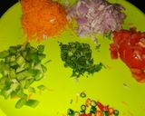 A picture of step 1 of Oats egg omelette.