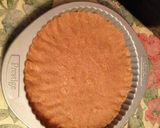 A picture of step 1 of Banofy tart.