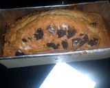 A picture of step 7 of Oreo cake loaf.
