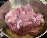 A picture of step 3 of Beef Kaldereta.
