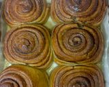 A picture of step 6 of Cinnamon rolls.