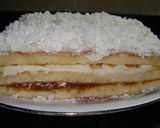 Foto del paso 9 de la receta: Chaja (torta con dulce de leche, crema y duraznos)