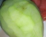 A picture of step 1 of Water melon and guava juice 🍉🍈.