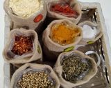 A picture of step 1 of Homemade Pakora Mix.