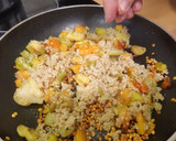 Foto del paso 9 de la receta: Lentejas rojas con quinoa y calabaza