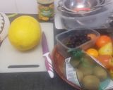 A picture of step 1 of Healthy desert mix.