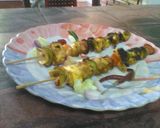 A picture of step 2 of Paneer tikka.