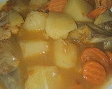 Foto del paso 6 de la receta: Estofado de alcachofas, patatas y langostinos