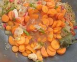 Foto langkah ke 3 dari resep Tumis sawi,wortel,buncis.