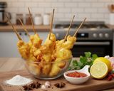 Foto langkah ke 4 dari resep Sate Ayam Goreng.