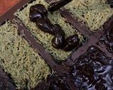 Gambar langkah 6 resipi Chocolate Dubai | Kunafa Pistachio (3 Bahan).