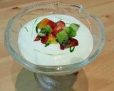 Foto del paso 8 de la receta Espuma de yogur con aroma de menta