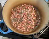 A picture of step 1 of Rigatoni Bolognese! 🇮🇹.
