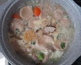 Foto langkah ke 8 dari resep Sayur sop bening ceker bakso.