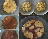 A picture of step 2 of Atta chocolate Apple uside down cake in.... 4 mins.