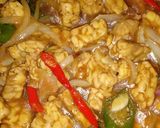 Foto langkah ke 3 dari resep Tumis tempe saori saus tiram.