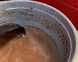 A picture of step 2 of Creamy Plantain & chocolate pudding.