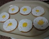 A picture of step 15 of Ladybirds Fried Egg Biscuits/Cookies.