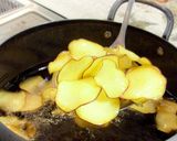 A picture of step 4 of Easy! Tasty! Sweet Potato Chips.