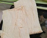 Hình bước làm 1 của món Gà luộc (món chay)