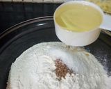 A picture of step 2 of Jaali samosa.