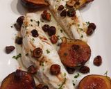 Une image de l'étape 8 de Filet de rouget figues et noisettes.