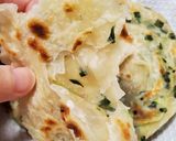 A picture of step 7 of Green onion pancakes.