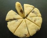 A picture of step 6 of Easy & Small Starbucks-style Chocolate Scones.