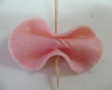 A picture of step 5 of Double Ham Ribbons For Charaben (Decorative Bentos).